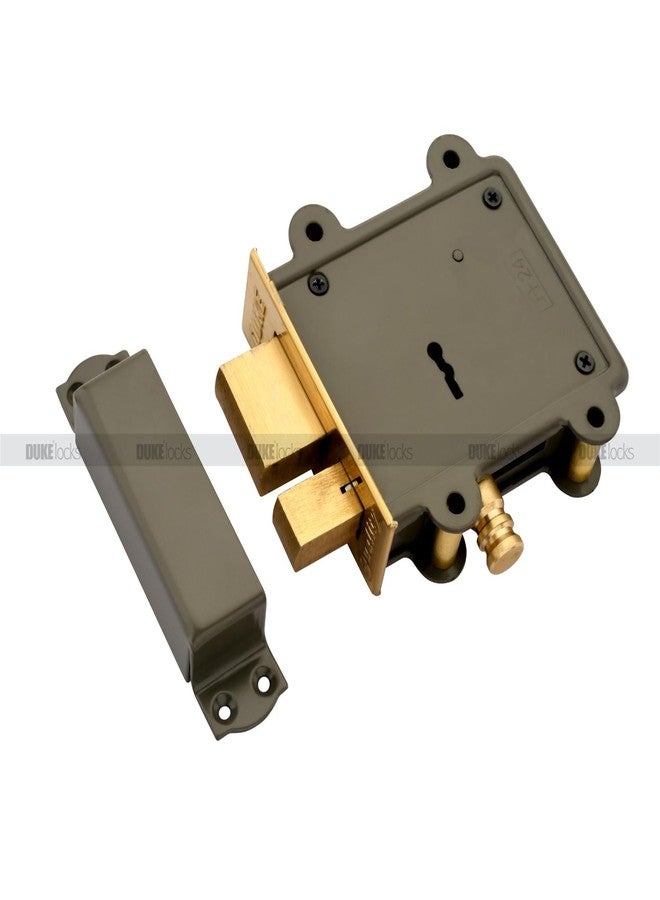 دوق قفل باب رئيسي من دوق كي مع 3 مفاتيح (رمادي، بلمسة نهائية من الكروم) - Image 4